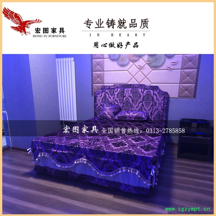 宏图家具厂家定做按摩床泰式按摩床1.2米加宽按摩床图3