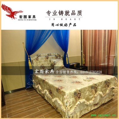 宏图家具厂家定做按摩床泰式按摩床1.2米加宽按摩床