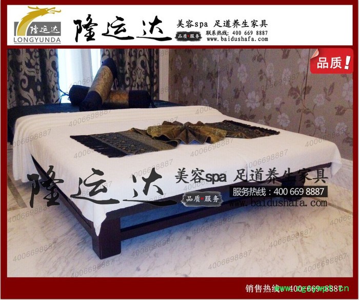 隆运达TS-03按摩床,适用于酒店spa,泰式按摩床图2