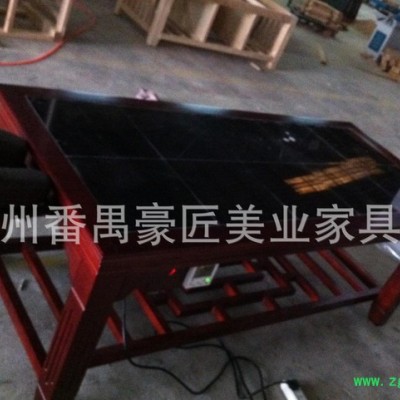广州豪匠美业家具厂  专业定做美容床艾灸床 木质美容美体床按摩床理疗床 **批发GL-6632A