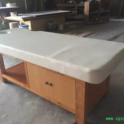 广州番禺厂家专业定制实木中式按摩床 推拿床 spa床