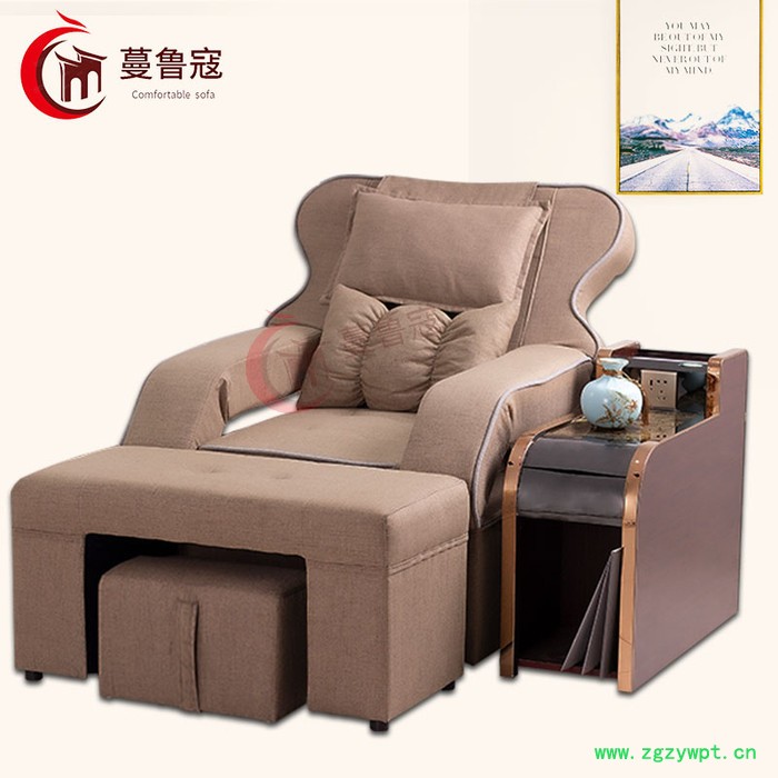 蔓鲁寇 足疗床足疗沙发电动美甲采耳按摩床洗浴桑拿洗脚足浴沐足沙发图7