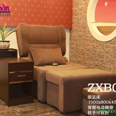 智信桑拿、足浴设备足疗沙发厂家西安足浴床销售公司单人洗脚按摩床按摩椅沙发智信ZXB096