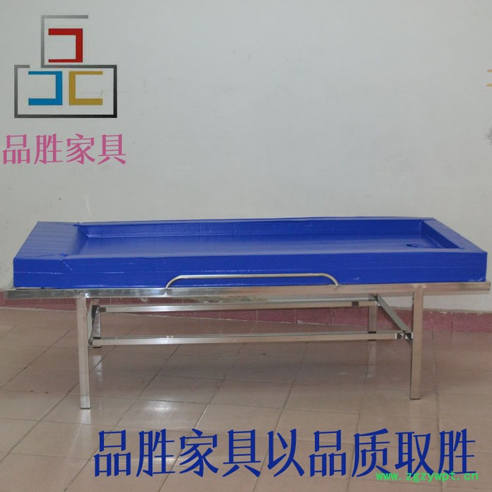 不锈钢床 沐足按摩床 桑拿平面泡泡床垫 浴室水床垫 酒店SPA床图3