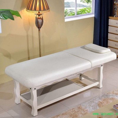 欧式新款 实木雕花美容按摩床 美容院养生推拿直销可定制