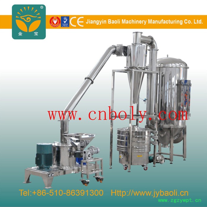 金宝：JB-15/20/30/60/80 复方中药超细粉碎机 复方中药超微粉碎机组 复方中药无尘粉碎机组图3
