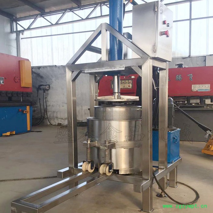 盛泰药渣压榨机 中草药压榨收汁设备 中药脱水压榨机图2