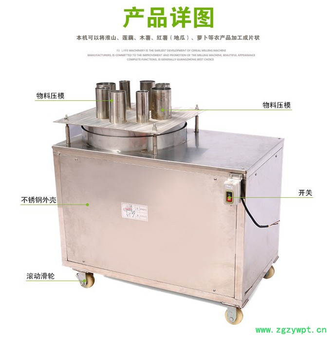 湖南旭朗XL-750淮山切片机  中药切片机   切片机生产厂家 商用中药切片机  药店专用切片机图3