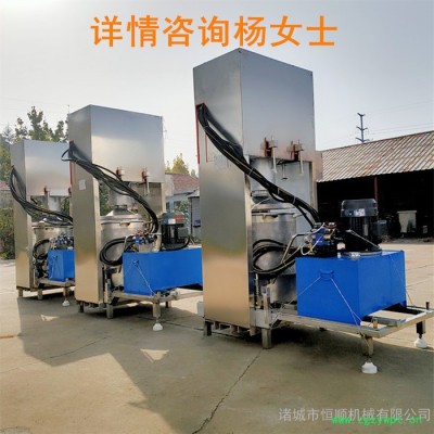 制药深加工中药渣过滤提取压榨机 自动卸渣三七茯苓中药酵素过滤榨汁压榨机