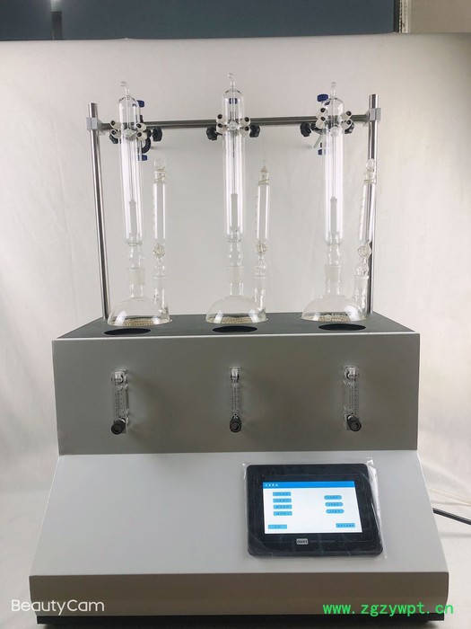 中药材及中药饮片二氧化硫残留量的蒸馏前处理二氧化硫蒸馏装置图8