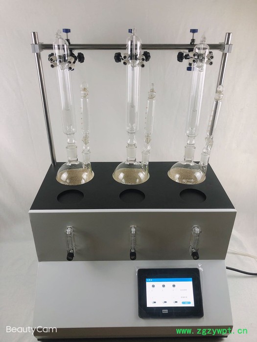 中药材及中药饮片二氧化硫残留量的蒸馏前处理二氧化硫蒸馏装置
