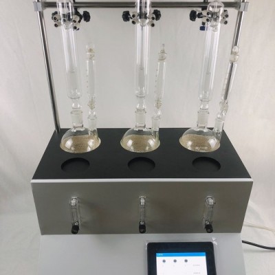 中药材及中药饮片二氧化硫残留量的蒸馏前处理二氧化硫蒸馏装置