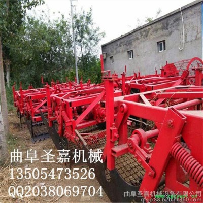 圣嘉中药材挖药机视频 可调节深度药材收获机 黄芪药材挖药机厂家