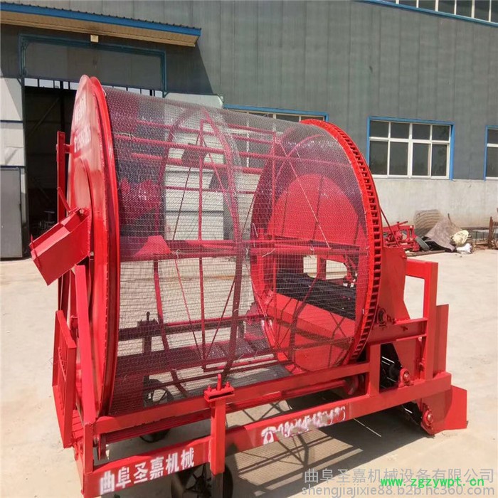 圣嘉大型中药材收获机厂家直供挖元胡半夏出药机中药材秧苗移植机图8