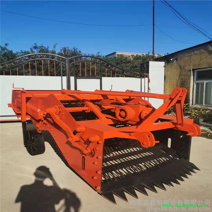 圣嘉大型中药材收获机厂家直供挖元胡半夏出药机中药材秧苗移植机图5