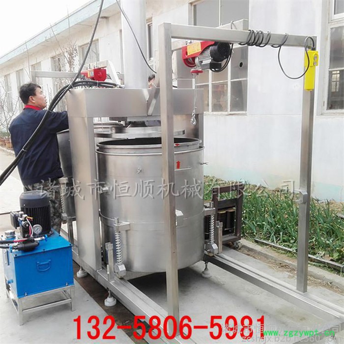 发酵黏稠中药泥汁提取过滤压榨机  益生菌中药液过滤提取压榨机 中药材残渣脱水压滤机图3