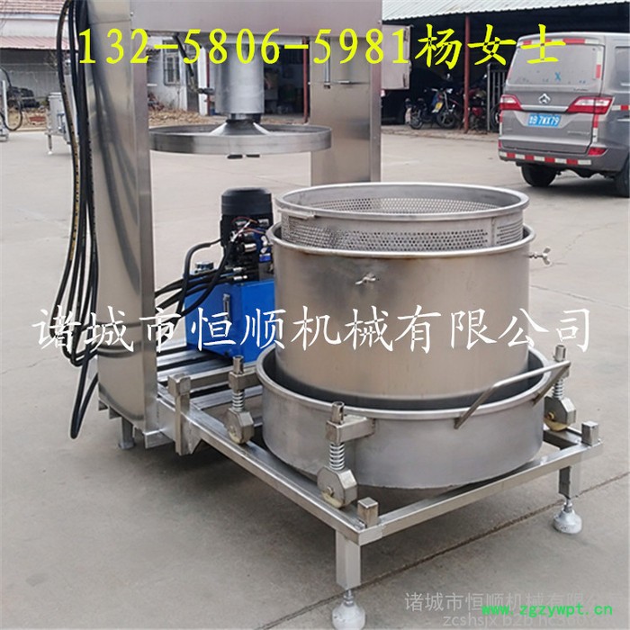 发酵黏稠中药泥汁提取过滤压榨机  益生菌中药液过滤提取压榨机 中药材残渣脱水压滤机图5