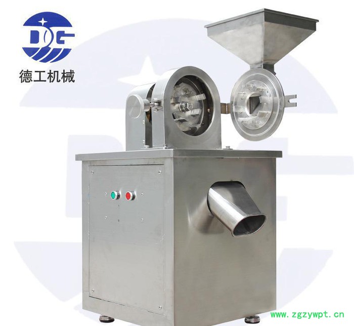 风选中药粉碎单机 小型不锈钢粉碎机 多功能高速中药粉图2