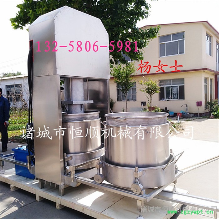 压榨机 液压压榨机 大黄苦参中药提取压榨机 中草药植物提取设备 中药渣脱水机图8