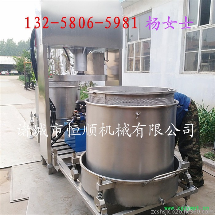 压榨机 液压压榨机 大黄苦参中药提取压榨机 中草药植物提取设备 中药渣脱水机图5