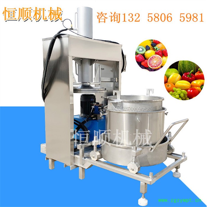 纤维中药渣泡制药酒压榨机  生物制药发酵中药材分离提取压榨机 省时省力下排渣压榨机图5