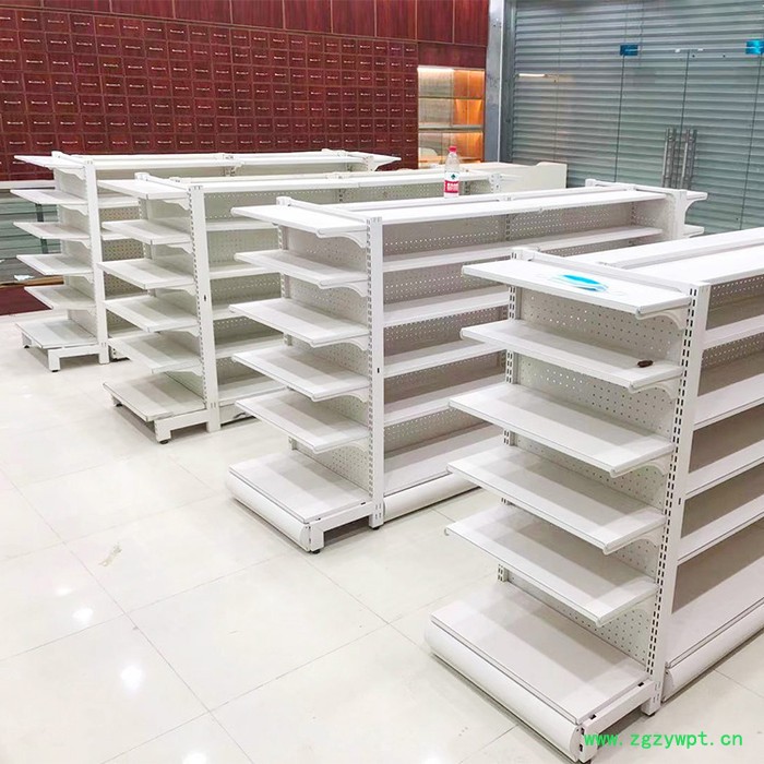 兴力_药店货架_便利店中岛货架_药品陈列货架玻璃柜展架批发图5