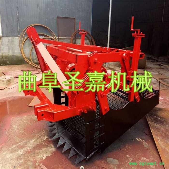 大型牵引式挖药机供货商    中药材起挖机圣嘉 防风药材起挖机图片图7