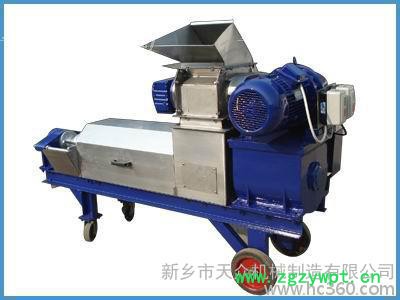 供应天众YZJ-200中药渣脱水压榨处理设备图4