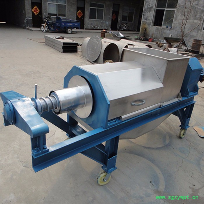 压榨机 工艺中药渣双螺旋压榨机、药渣脱水机压榨充分支持图3