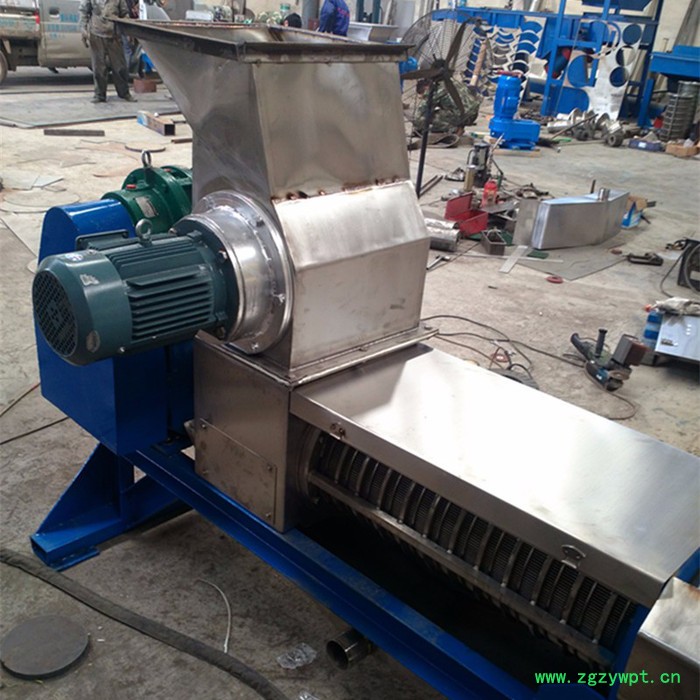 压榨机 工艺中药渣双螺旋压榨机、药渣脱水机压榨充分支持图5