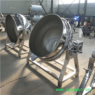 中药夹层锅 小型夹层锅  立式夹层锅图3