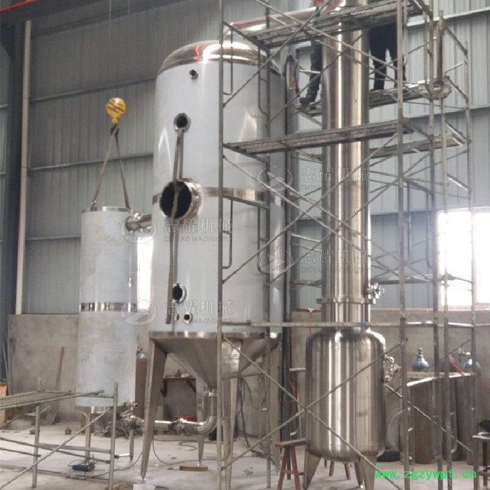 志耀机械500L 药液浓缩器 中药中试浓缩器 酒精废液浓缩装置图7