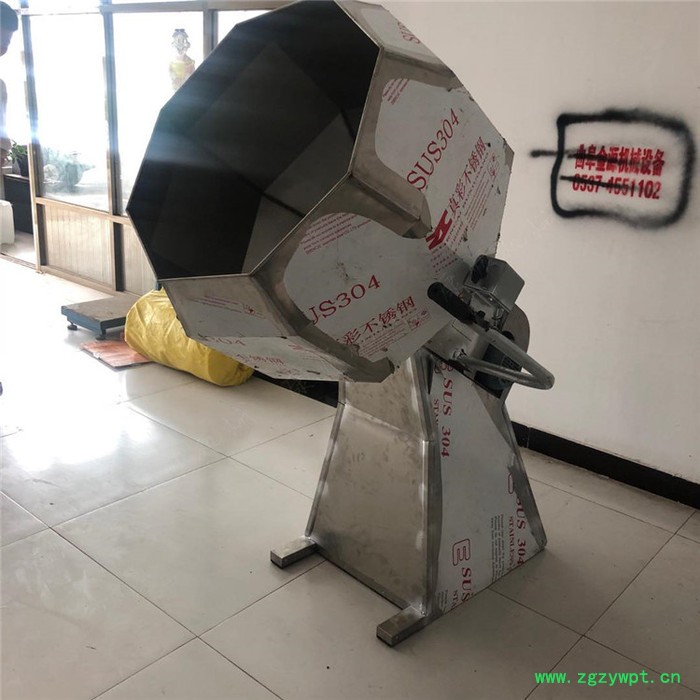 中药粉混合机蝶阀口搅拌机 腰鼓式混合机图4