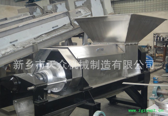 天众3T中药渣脱水设备 双螺旋压榨机图3