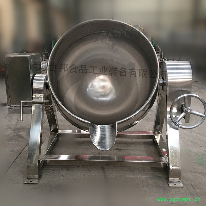 大型中药熬制锅 商用燃气加热夹层锅 电加热夹层锅 搅拌夹层锅图2