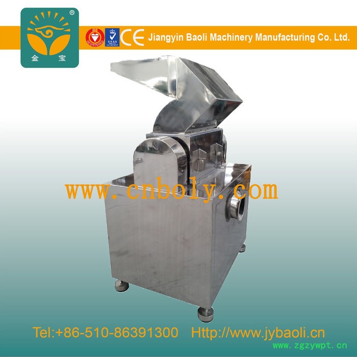 供应金宝JB系列粗碎机 中药粗碎机 不锈钢药材破碎机 不锈钢中草药黄芪灵芝甘草粗碎机破碎机图2