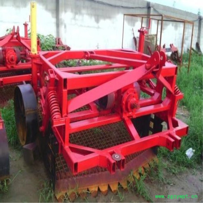 盐城贝母药材挖掘机销售热线  中药材收获机 大链条药材收获机厂家图3