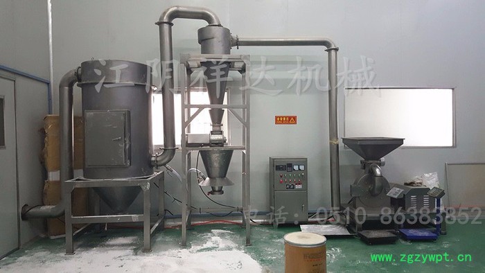 中药材打粉机 中药材脉冲除尘粉碎机 食品粉碎机 茶叶脉冲除尘粉碎机图2