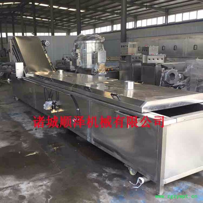 全自动药材漂烫机价格 三七漂烫机 中药材蒸煮漂烫流水线图3
