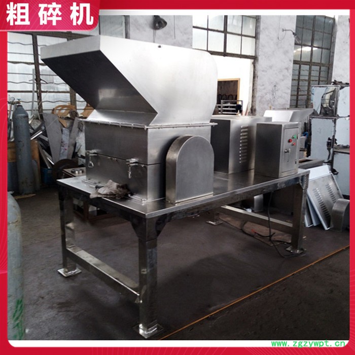 中药粗碎机 粗碎鄂式破碎机 根茎类中草药粗碎机 不锈钢粗碎机刀图5