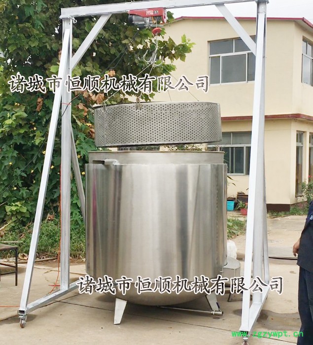 中药煮锅 中药小火熬煮设备 中药叶、中药汤熬煮夹层锅图2