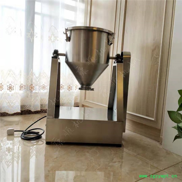 中药粉混合机 ，腰鼓搅拌机，实验室混合机图6