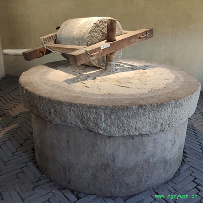全自动石碾碾米机 中药石磨机 1.8米电动石碾  辣椒石碾机图8