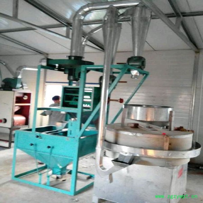 全自动石碾碾米机 中药石磨机 1.8米电动石碾  辣椒石碾机图2