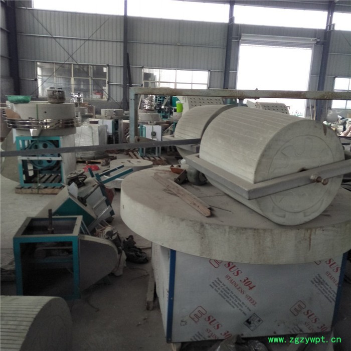 全自动石碾碾米机 中药石磨机 1.8米电动石碾  辣椒石碾机图6