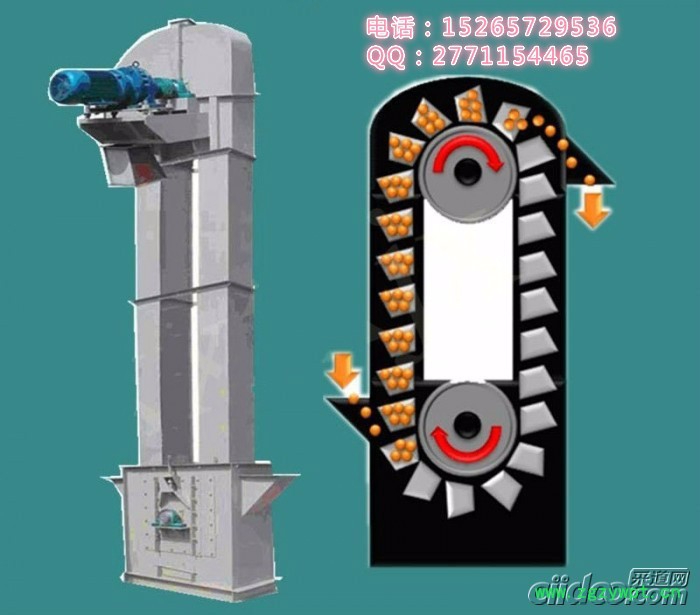 广西中药材提升机    垂直上料机    兴运机械斗式提升机3图4