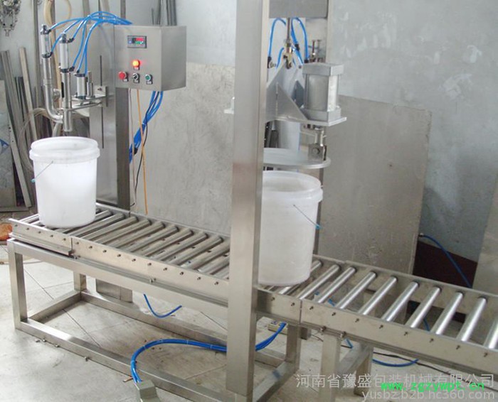 棕榈油单头液体灌装机 大桶水液体灌装机自动称重液体灌装机图2