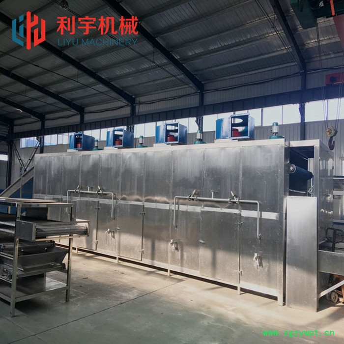 中药材隧道烘干机 连续式海产品烘干箱 人参隧道烘干机图3