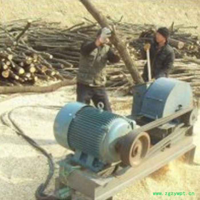 泰丰自动喂料木材削片机 圆木切片粉碎一体机 小型中药材打粉机图6