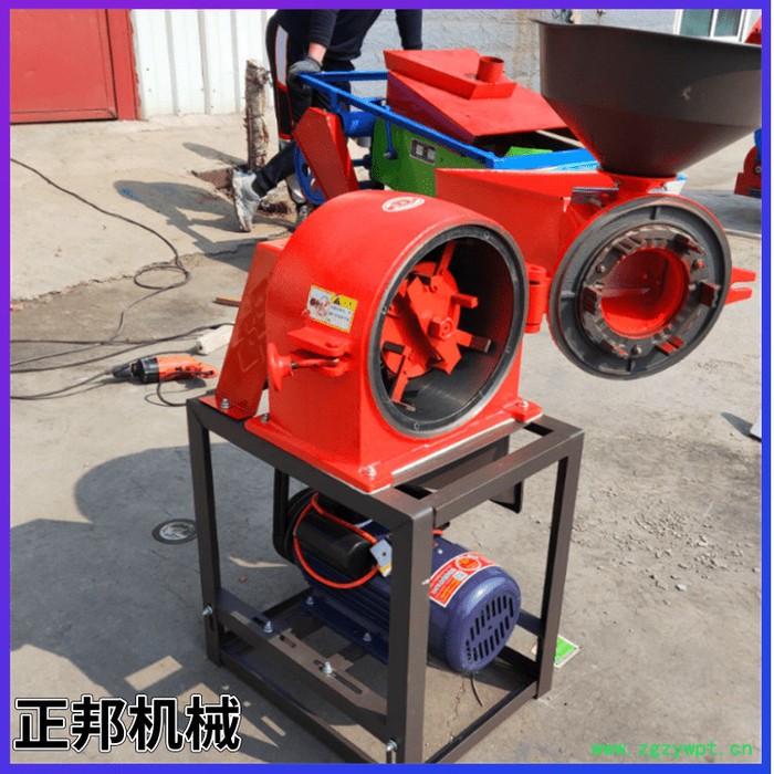 磨面机 中药材粉碎机 正邦供应小麦去麸皮磨面机图8